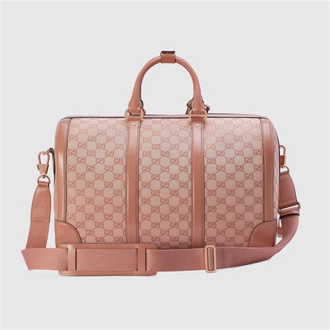 pink gucci duffle|Gucci duffle bag outlet.